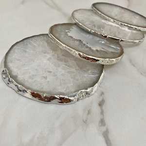 Modern <b>Epoxy</b> <b>Resin</b> Coaster Set for Dining <b>Table</b>, Hotel, Cafe & Restaurant Decoration Affordable Handmade <b>Resin</b> Coasters - Product Image 3