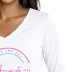 Camiseta de Manga Larga Blanca para Mujer con Diseño de Letras Familiares, Ropa Casual para el Día a Día, Estilo Urbano, Prenda Cómoda para el Estilo de Vida - Product Image 4