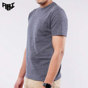 เสื้อยืดผู้ชายลายทางผ้าฝ้าย 100% แขนสั้น สไตล์ลำลอง สตรีทแวร์ เสื้อยืดเรียบๆ ขายส่ง คอกลม แบรนด์ส่วนตัว รับผลิตแบบ OEM - Product Image 1