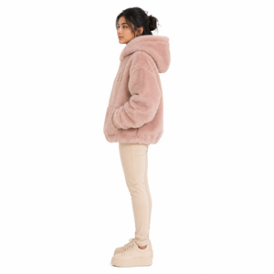 Sweat-shirt unisexe surdimensionné en sherpa doux, coupe décontractée, manches longues, poche avant, en molleton de coton pour homme - Product Image 3