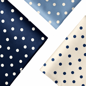 Tela Popelina 100% Algodón Orgánico con Diseño de Puntos para Camisas, Decoración del Hogar, Manualidades y Acolchados - Product Image 1