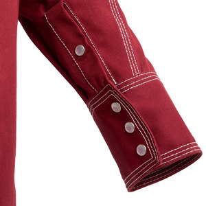 Camisa de Trabajo Ignífuga FR 2026 para Hombre, Manga Larga, Triple Costura, Algodón Twill Resistente, Transpirable y de Secado Rápido - Product Image 4