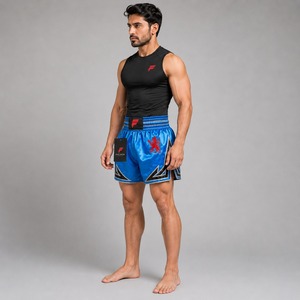 Shorts premium de Muay Thai que brindan una comodidad excepcional, movilidad sin restricciones y una durabilidad confiable para atletas. - Product Image 3