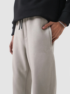 Pantalon de survêtement homme coupe ample évasée, style baggy, à rayures, jambe large, avec logo personnalisé - Product Image 6