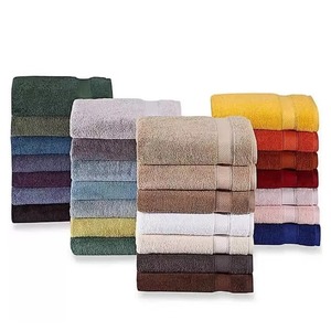 Serviettes de bain en coton super absorbantes, vente en gros, grammage élevé, séchage rapide, toucher doux, qualité supérieure, couleur unie - Product Image 4