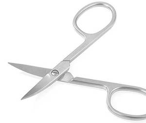 Tijeras para Uñas de Acero Inoxidable con Hoja Curva para Recortar Cutículas con Precisión, Uso en Manicura - Product Image 2