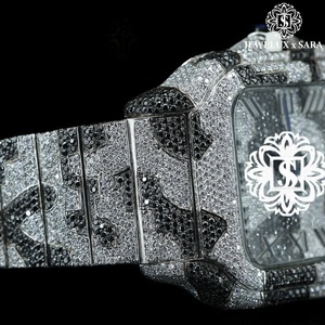 นาฬิกาข้อมือแฟชั่นผู้ชาย ประดับเพชร Mossinate คุณภาพพรีเมียม ระดับไฮเอนด์ สีโรสโกลด์  พร้อมจำหน่ายราคาส่งออก - Product Image 3