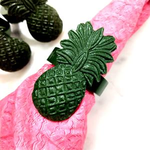 Servilleteros de resina únicos fucsia para todos los días y Decoración de mesa de fiesta, servilleteros redondos de fundición de resina para uso ocasional - Product Image 4