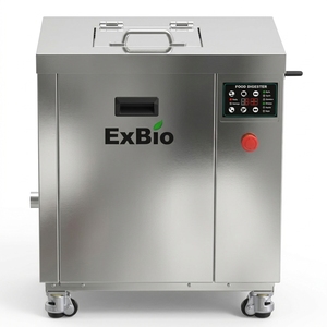 Procesador Continuo de Residuos Alimenticios con Motor de 330W, Ecológico, de Acero Inoxidable para Grandes Cocinas Comerciales, Eliminación Estable de Desechos - Product Image 5