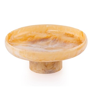 Support de présentation en résine fait main indien pour dattes et chocolats, idéal pour la décoration de table du Ramadan et de l'Aïd, plateaux de service écologiques en résine pour desserts - Product Image 2