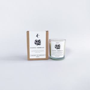 Bougie parfumée à l'ylang-ylang artisanale de luxe dans un bocal en verre, fleur tropicale, aromathérapie, décoration d'intérieur, cadeau de Noël, fabrication artisanale en Indonésie - Product Image 5