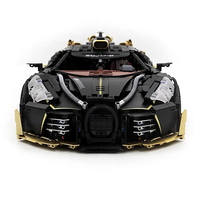 GULY 10631 MOC Super Sports Car, ensemble de blocs de construction en plastique de 3976 pièces, modèle de véhicule de course à piles, construction
