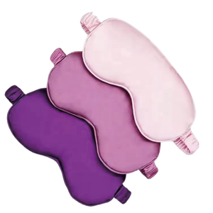 Masque de sommeil en soie satinée, lavable, effet soyeux, disponible en plusieurs couleurs - Product Image 2