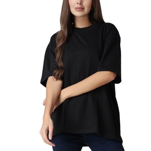 T-Shirt d'été pour femmes de haute qualité grande taille personnalisable manches courtes décontracté coupe ample Bangladesh - Product Image 1