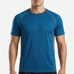 Camiseta deportiva para hombre de secado rápido para entrenamiento en el gimnasio, correr, deportes y actividades al aire libre. - Product Image 3