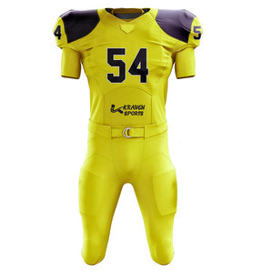 Hot Selling American Football Uniform Sports Wear Sublimation Printed American Football Uniform For Sale - Product Image 1