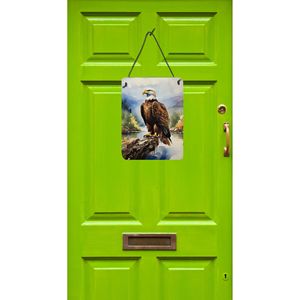 Eagle mur porte suspendus imprime multicolore 12x16 aluminium métal signe pour cuisine Bar salle de bain décor à la maison porte d'entrée Plaque - Product Image 2