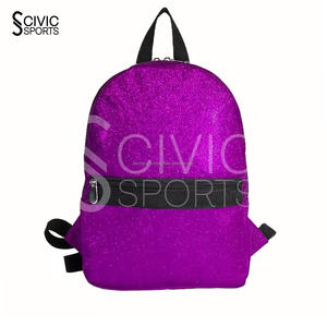 wholesale Manufacturer Custom Cute Shiny Bookbag Original Glitter <b>Backpacks</b> for Children - Product Image 4
