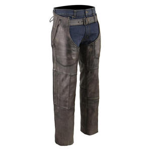 Samroz Sports - Pantalones de cuero para hombre, negros y marrones, con bolsillos con cremallera, forro térmico, para motociclistas, diseño personalizable, alta calidad - Product Image 1