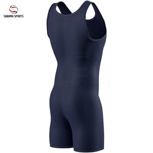 Men’s <b>Professional</b> Wrestling Singlet Polyester Spandex Competition Wear Youth Wrestling Singlets Custom Logo - Product Image 3