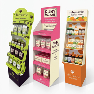 Étagère de présentation en PVC autoportante, présentoir de sol personnalisé pour la vente au détail, pour la mise en valeur et les promotions en supermarché - Product Image 2