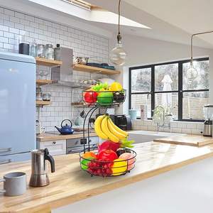 Panier de rangement en métal robuste grande capacité pour l'organisation des placards à la maison - Product Image 1