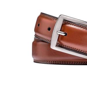 Ceinture en cuir de vache véritable de style vintage Oldtown, inspirée de la tradition héritée, avec boucle en alliage Ironhide Buckshot - Product Image 3