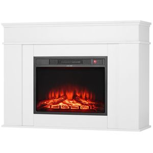 Cheminée électrique autoportante de 43 pouces, 1500W, 5120 BTU, avec protection contre la surchauffe et manteau réglable - Product Image 3
