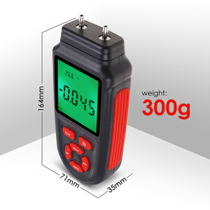 Manomètre numérique haute précision ±2,999 PSI, jauge de pression différentielle à double port, 12 unités, testeur de gaz CVC - Product Image 6
