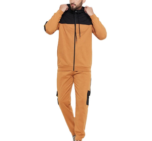Conjunto Deportivo para Hombre 2026, Color Naranja y Negro, con Capucha, Cierre de Cremallera, Manga Larga, Estilo Casual, para Otoño - Product Image 6