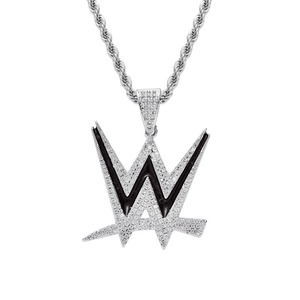 2025 Creative Letter Pendant Necklace Male Hip Hop Personality <b>Cross</b> Border Jewelry Alloy <b>Chains</b> with Number Shape Hiphop Style - Product Image 5