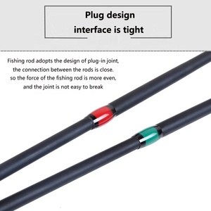 Canne à pêche télescopique en carbone pour la pêche en spinning et en casting, 1,8 m, 2,1 m, 2,4 m - Product Image 5