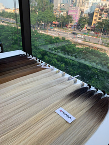Extensions de cheveux vietnamiens en vrac de 100 grammes, naturelles, lisses, vierges, toutes longueurs, super double trame - Product Image 2