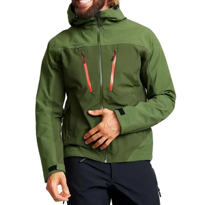 Chaqueta de Caza Verde Bosque, Resistente al Viento y al Ruido, con Refuerzo en los Codos, para Pesca, Senderismo y Actividades al Aire Libre, Impermeable - Product Image 1