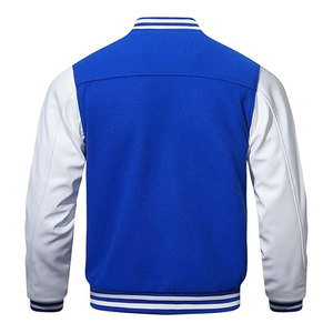 Mens Varsity Jackets Faux Leather Sleeve Letterman Boys College Baseball Jacket Classic Casual Streetwear <b>Athletic</b> Bomber Jacket - Product Image 3