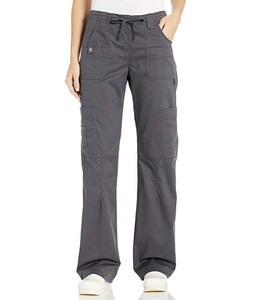 Pantalon cargo taille haute pour femme en toile 100% coton, avec poches, imperméable, respirant, style décontracté automne, joggers hip-hop - Product Image 2