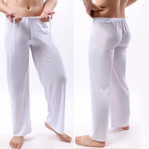 Wholesale <b>Men</b> Sports <b>Trousers</b> <b>Men</b> Clothing <b>Yoga</b> Pants Low Waist Drawstring Straight Loose Thin Sports Comfortable Elastic Waist - Product Image 6