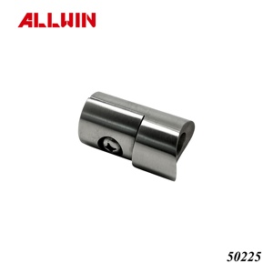 Stainless Steel Glass Handrail Railing Flat Sheet Shelf Clamp - Product Image 2