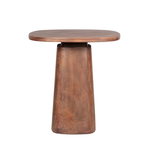 Mesa de Comedor Moderna y Minimalista de GFRC Resistente con Patas de Madera para Muebles del Hogar, Estructura Estable - Product Image 1