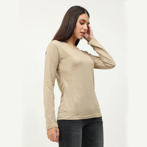 Women's Summer Sportswear High Quality Cotton Slim Fit Crew Neck T-Shirts-Quick Dry Breathable Customizable Colors & Sizes - Product Image 6