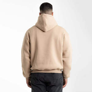 Sweat à capuche homme premium épais et oversize, 500 g/m², en coton vierge, streetwear, à logo personnalisé, coupe épaules tombantes, uni - Product Image 3