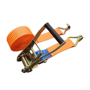 Sangle rétractable en polyester Provina Ready Sales 50 mm 5T avec boucle à cliquet en acier à crochet en J, résistance à la rupture de 5000 kg pour - Product Image 1