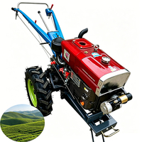 Motoculteur portatif pour l'agriculture, mini-tracteur à deux roues de 18 CV