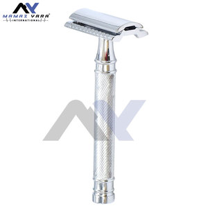 Classic Safety <b>Razors</b> Traditional Heavy Steel Chrome Finish Double Edge Safety <b>Razor</b> Men Shaving Superior Quality Barber <b>Razors</b> - Product Image 4