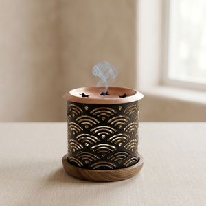 Quemador de incienso Bakhoor sin humo más vendido, quemador de hierro forjado, quemador de cobre y latón para aromas de interior, logotipo personalizado disponible. - Product Image 3