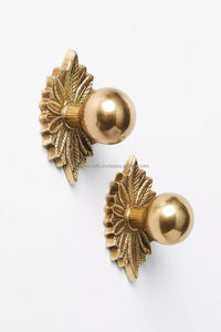 Ganchos de Pared con Diseño de Rama de Olivo Dorada, Perchero Metálico Moderno, Resistente al Óxido, para Puertas o Paredes - Product Image 4