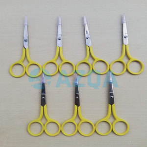 Stainless Steel Embroidery <b>Scissors</b> with Red Coated Handles for Thread Trimming <b>Sewing</b> and Needlework - Product Image 6