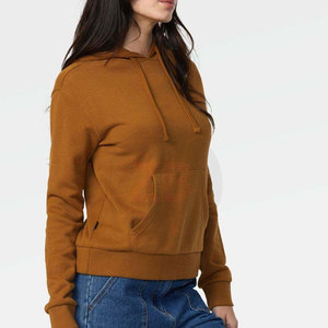Trendy <b>Women</b> <b>Hoodie</b> 100% Cotton Cozy <b>Long</b> Sleeve Casual Winter Wear With Comfortable Fit And Hooded Design - Product Image 6