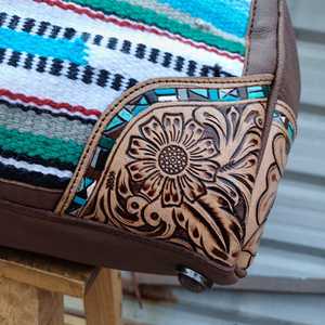 Sac de voyage Western en cuir véritable pour femme, en cuir de vachette pleine fleur, modèle 2026, tendance, pour toutes les saisons - Product Image 2