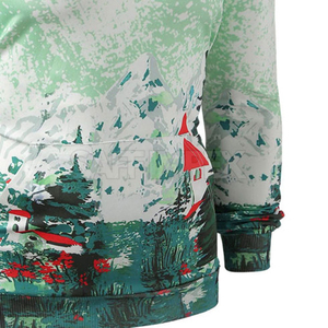 เสื้อฮู้ดดี้ซับลิเมชั่นสำหรับผู้ชาย สวมใส่สบายและนุ่ม / เสื้อฮู้ดดี้ซับลิเมชั่นดีไซน์ใหม่ น้ำหนักเบา สำหรับผู้ชาย มีจำหน่ายแล้ว - Product Image 4